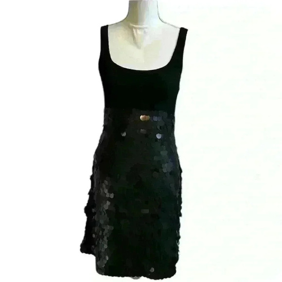Bailey 44 Dresses & Skirts - Bailey 44 Women’s Dress Sequined Party Cocktail Solid Black Stretch Medium